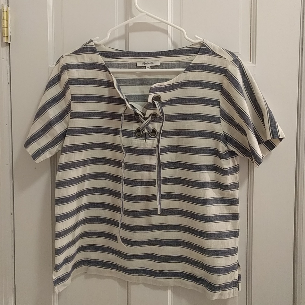 Madewell linen blouse